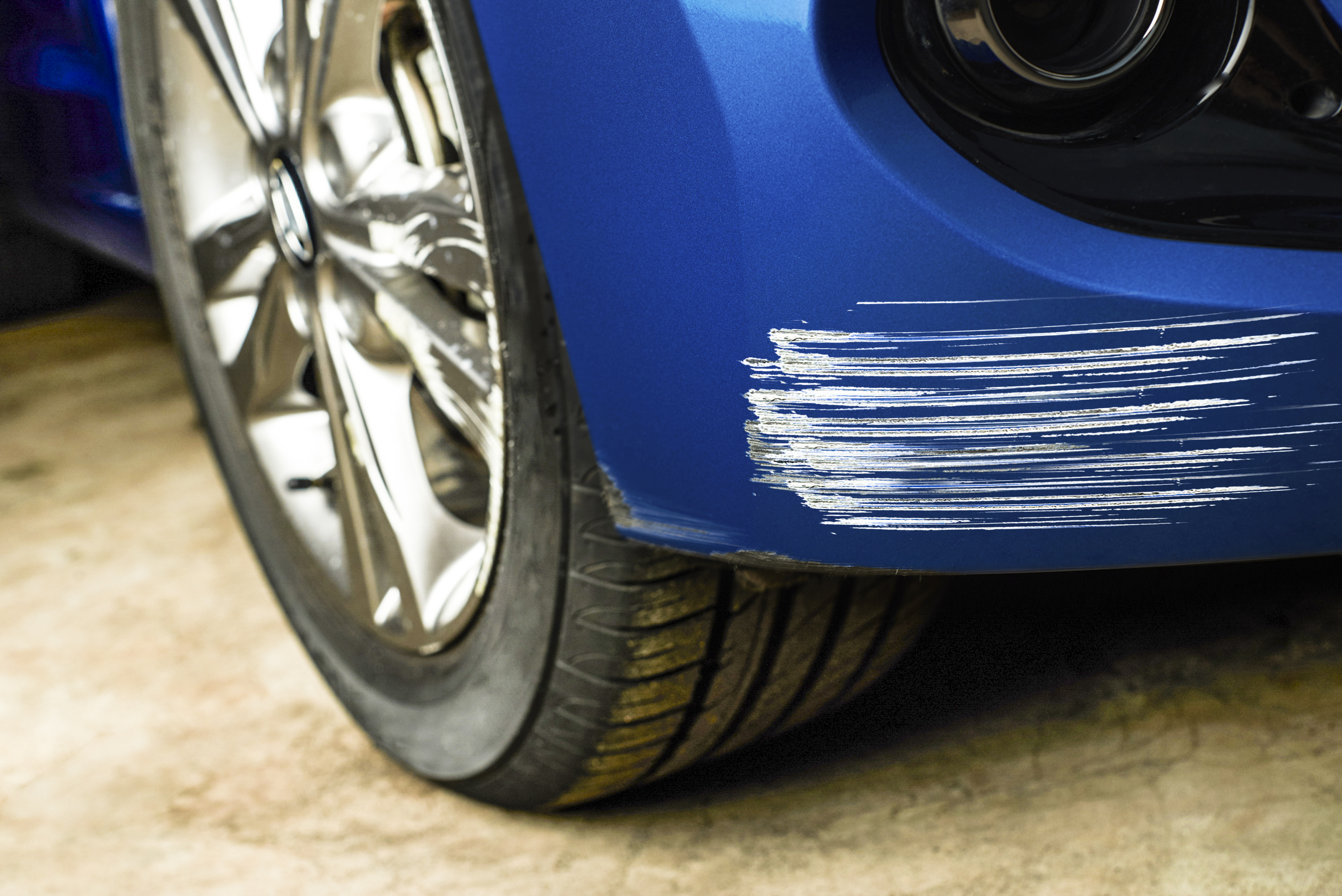 Plastic scratch repair