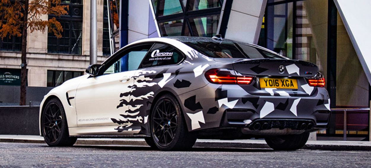 BMW car wrap