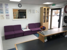 inside chipsaway reception