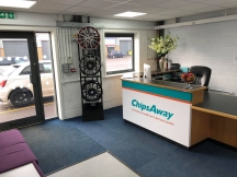inside chipsaway reception