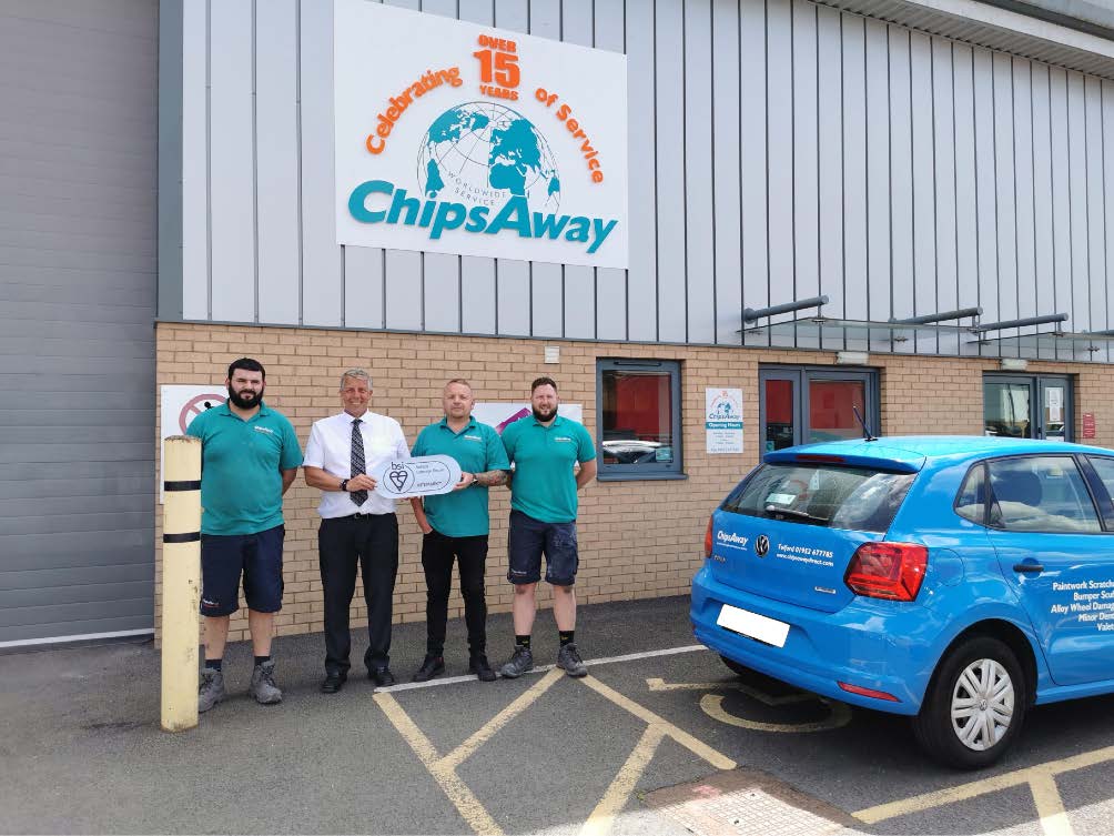 ChipsAway Telford & Wolverhampton Celebrate BSI Accreditation